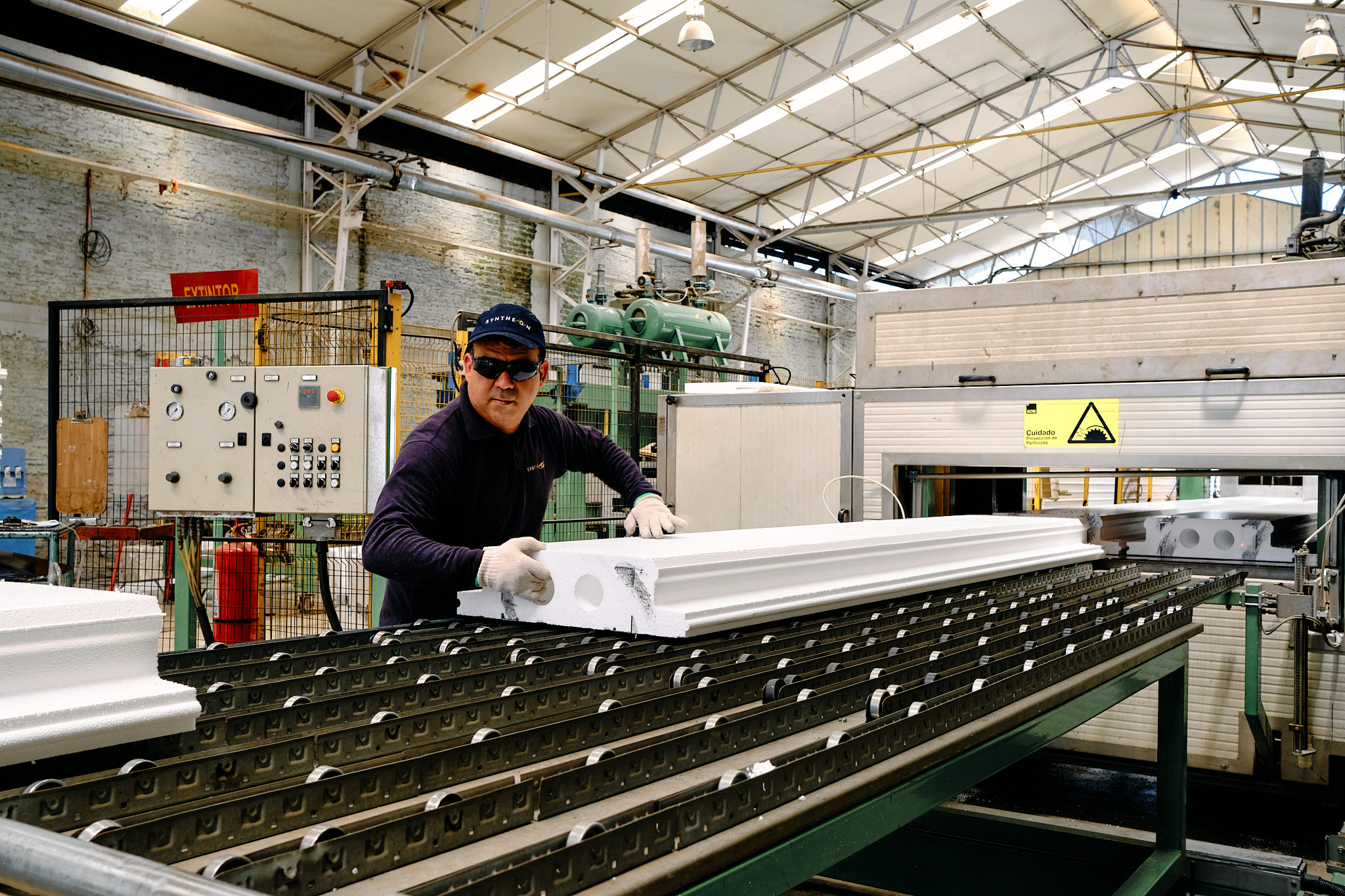 Fotografía industrial de procesos y productos para Syntheon