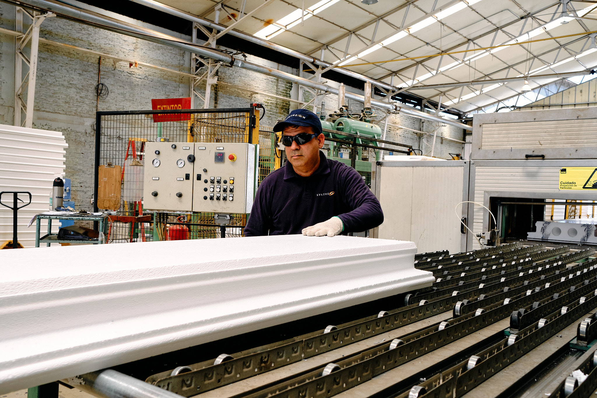 Fotografía industrial de procesos y productos para Syntheon