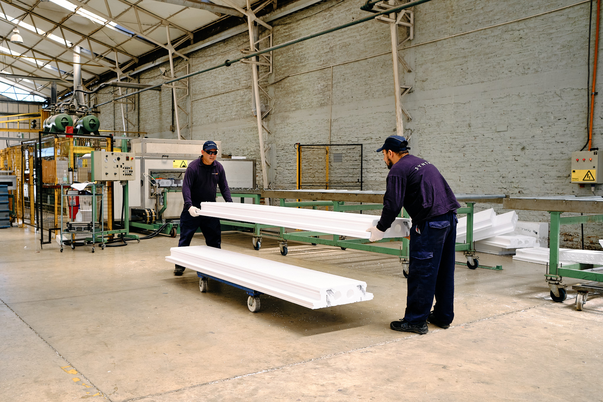 Fotografía industrial de procesos y productos para Syntheon